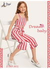 Pink Arya Dream Baby Kids Western Wear Poli Rayon Digital Printed Childrens Wear 801 
